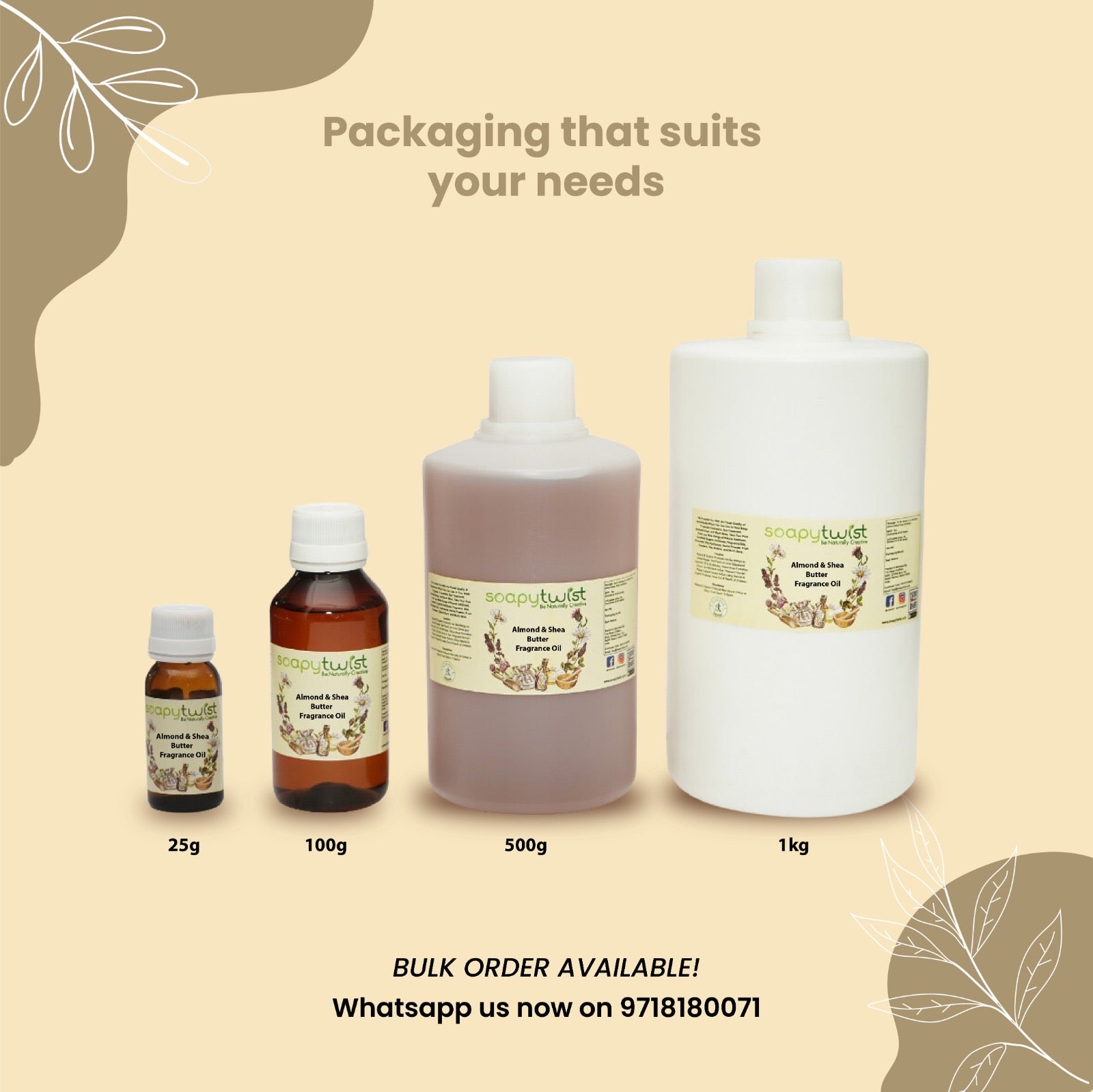 Almond And Shea Butter Fragrance Oil