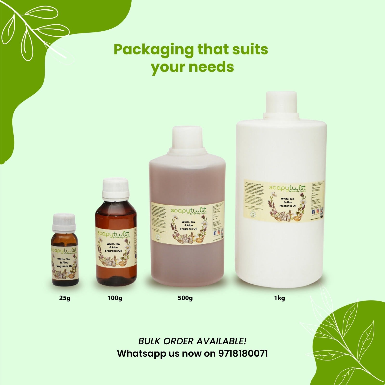 White Tea And Aloe Fragrance Oil