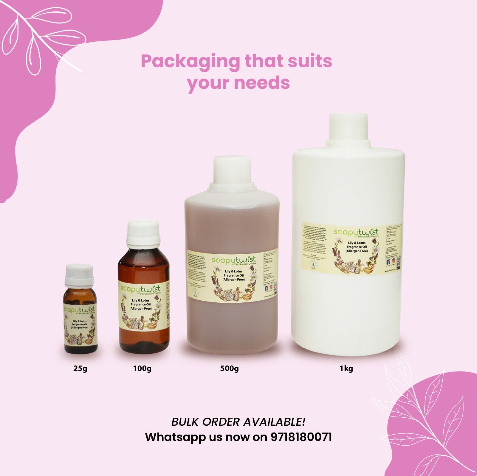 Lily & Lotus Fragrance Oil (Allergen Free)