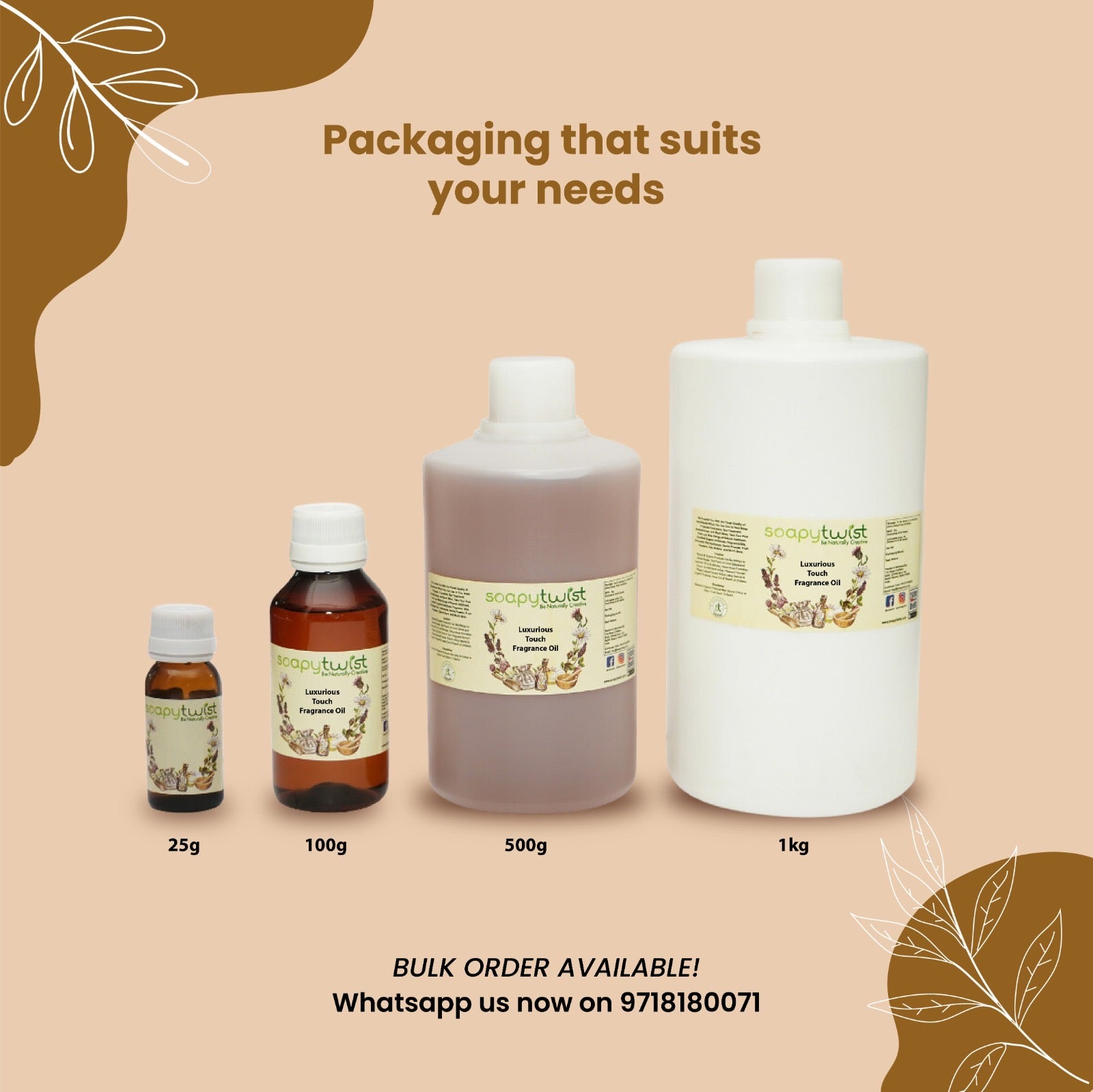 Luxurious Touch Fragrance Oil (Water Soluble)
