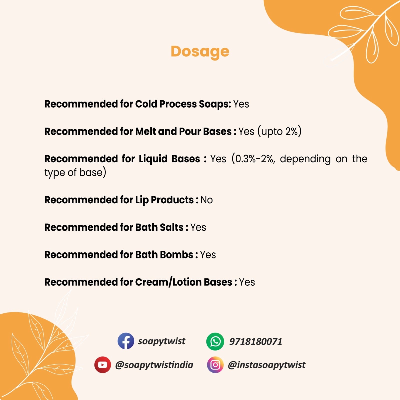 Orange & Patchouli Fragrance Oil