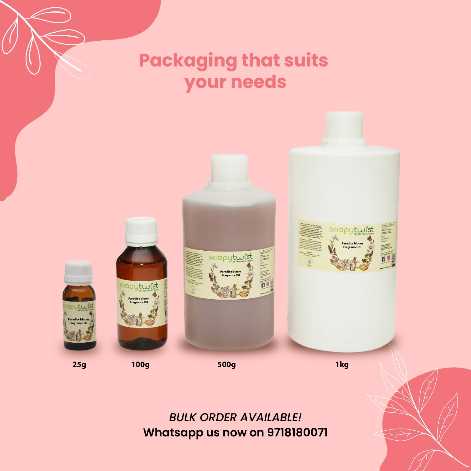 Paradise Bloom Fragrance Oil (Water Soluble)