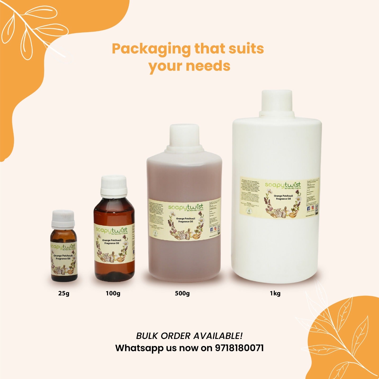 Orange & Patchouli Fragrance Oil
