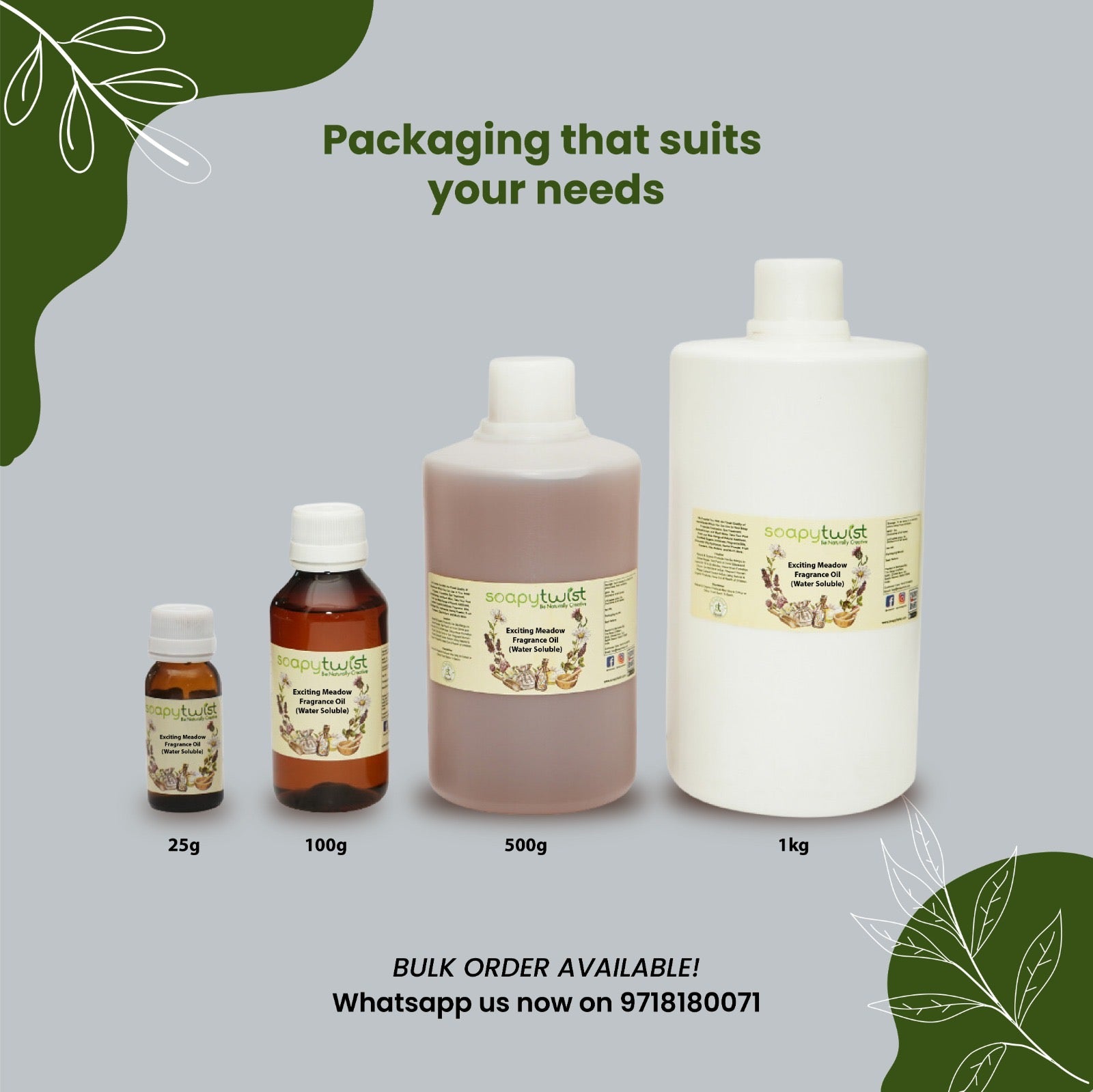 Exciting Meadow Fragrance Oil (Water Soluble)