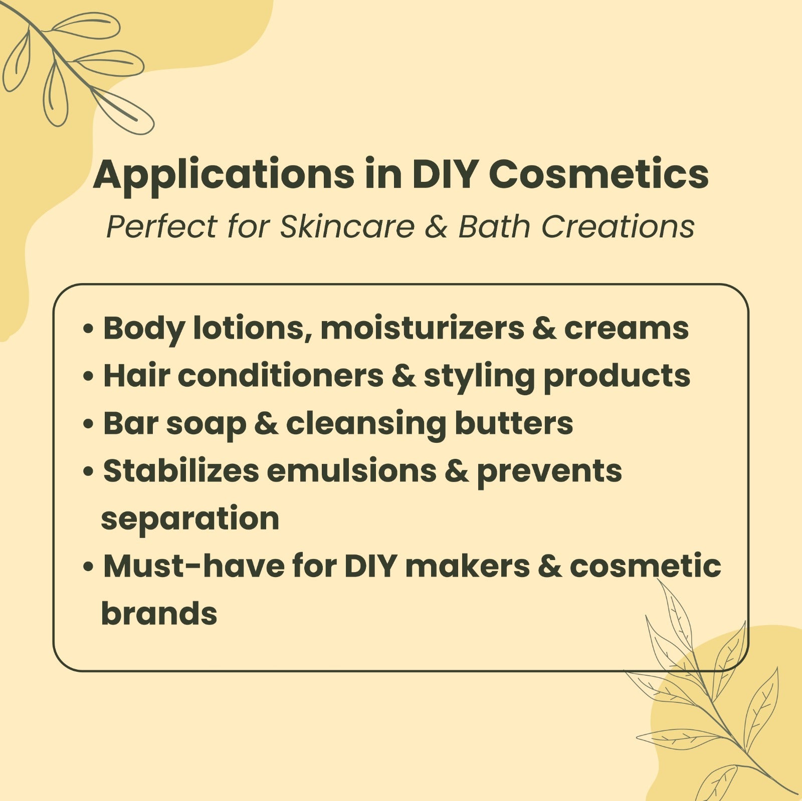 Application in DIY Cosmetics