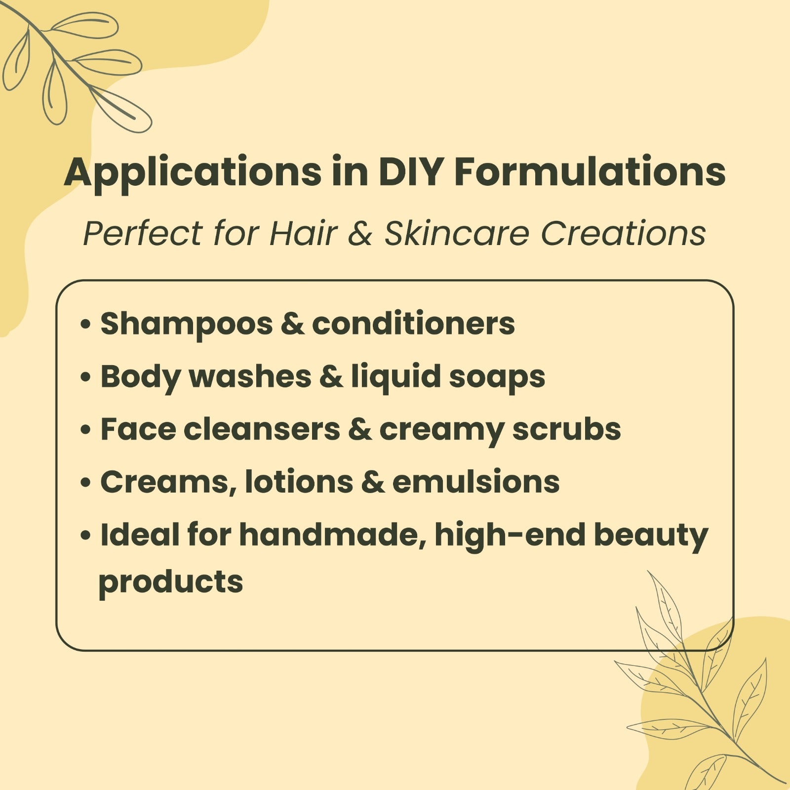 Applications in DIY Formulations