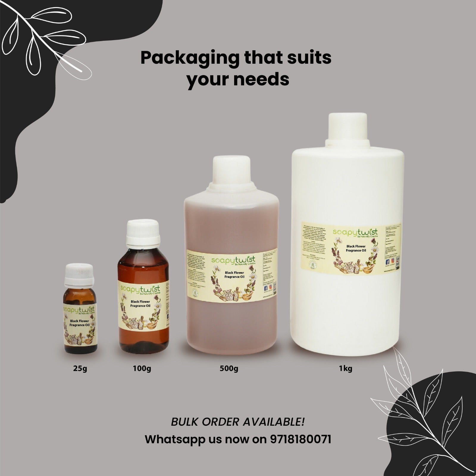 Black Flower Fragrance Oil