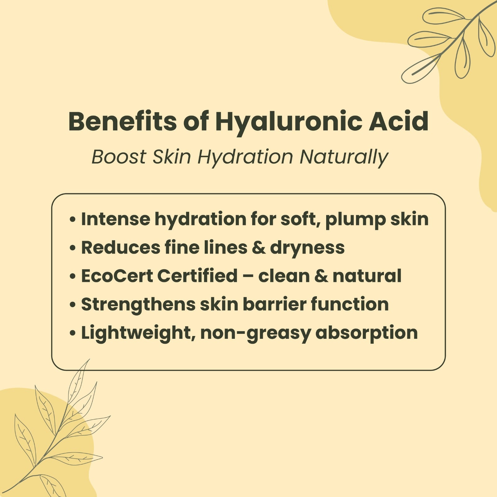 Benefits of Hyaluronic Acid
