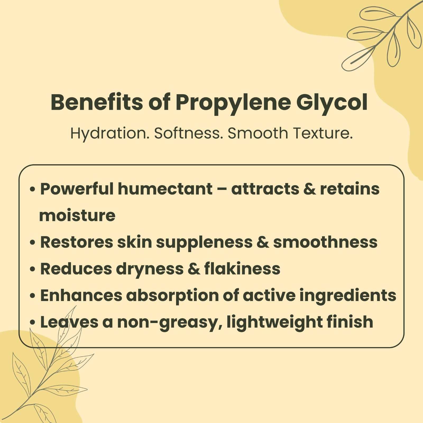 Benefits of Propylene Glycol