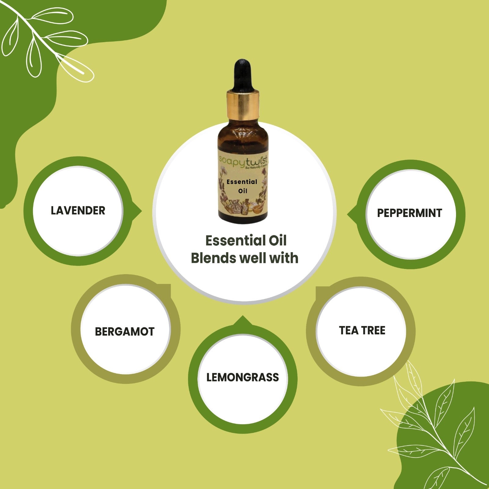 Blends well Soapy Twist Kaffir Lime Essential Oil