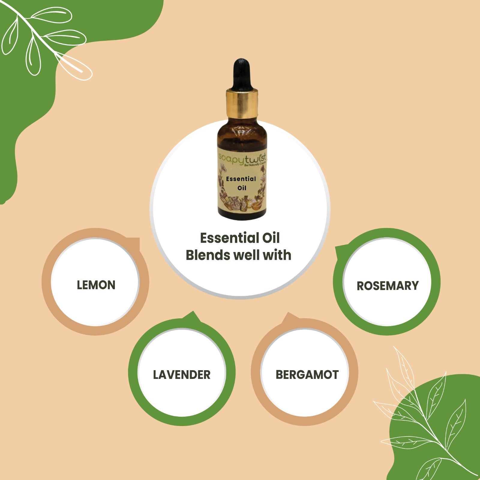 Blends well of Soapy Twist Ginger Essential Oil