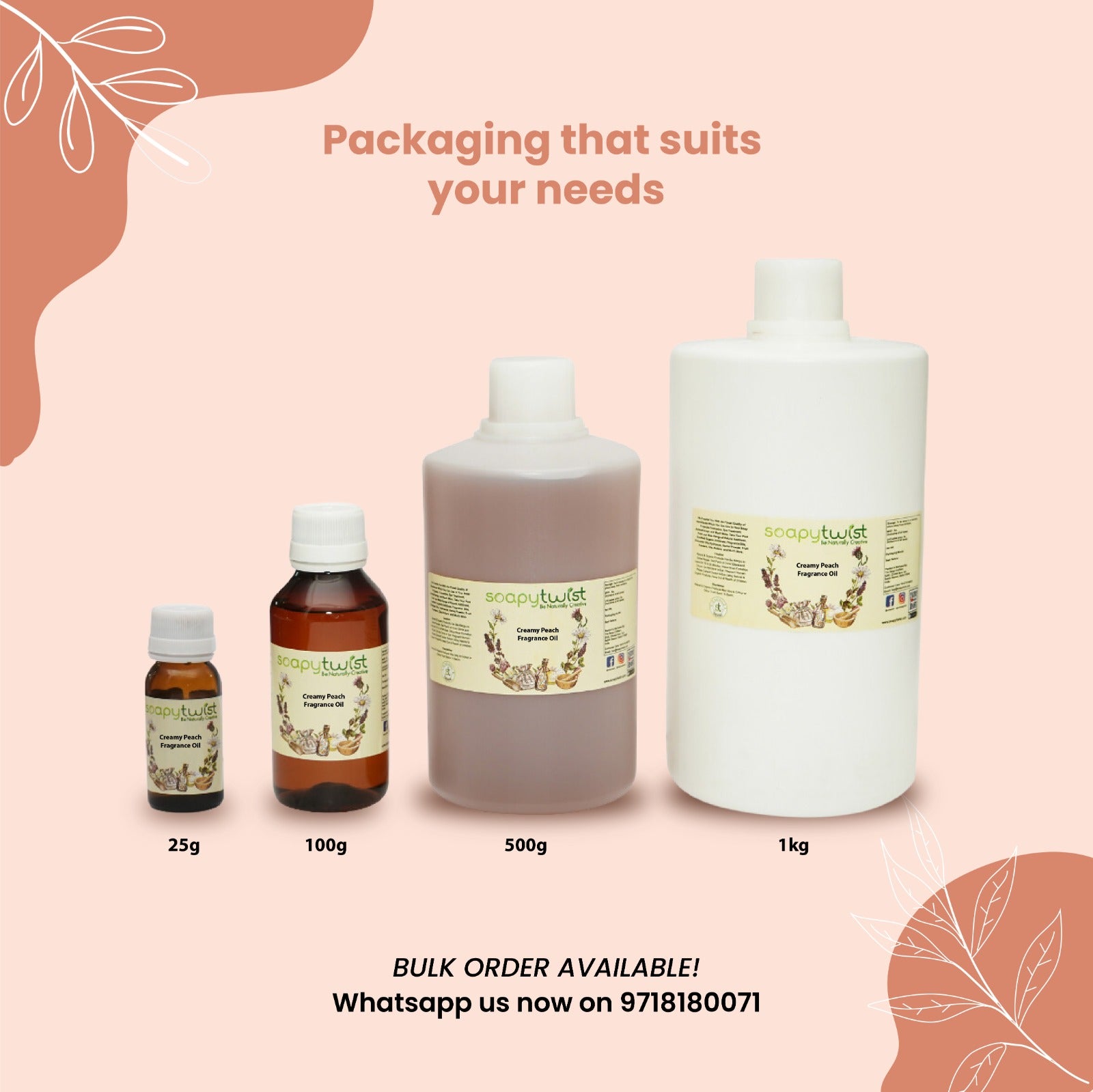 Creamy Peach Fragrance Oil