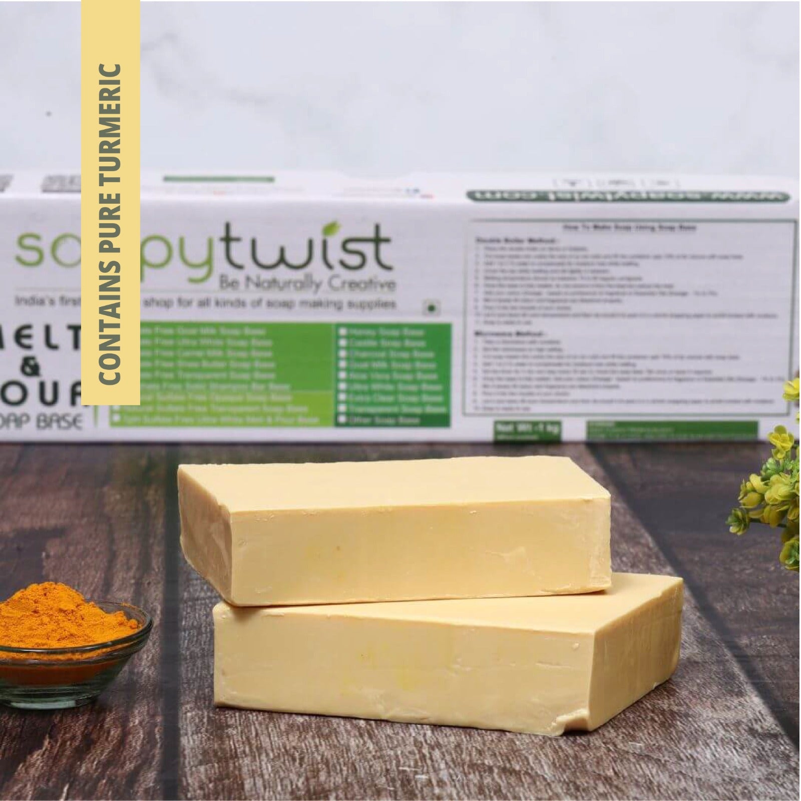 Turmeric Melt and Pour Soap Base
