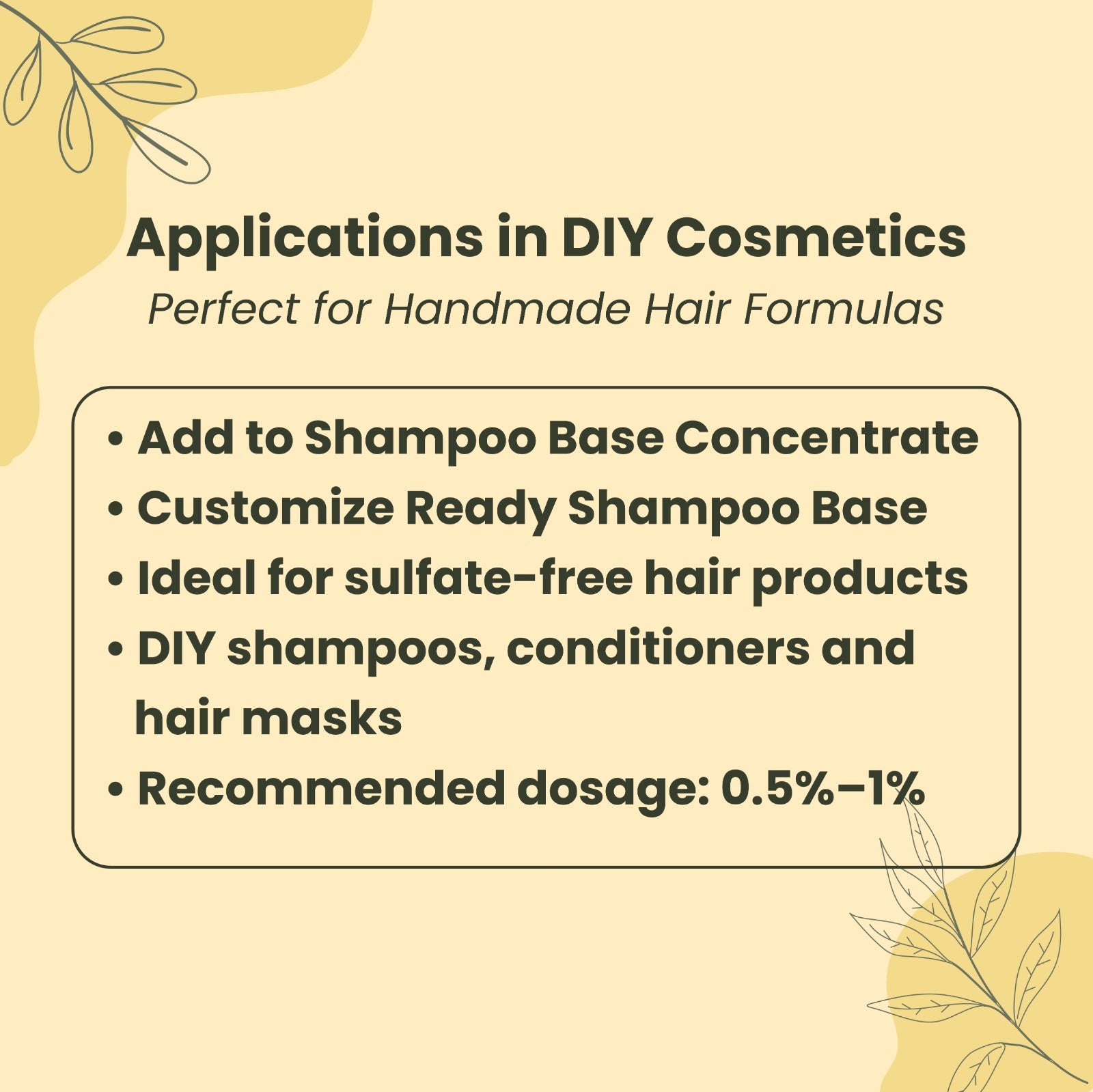 Application in DIY Cosmetics
