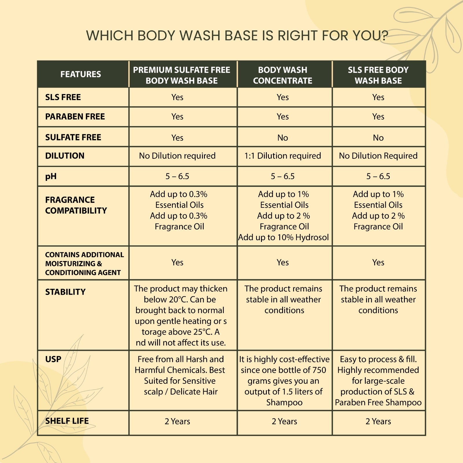 Soapy Twist Concentrated Body Wash Base which body wash base is right for you