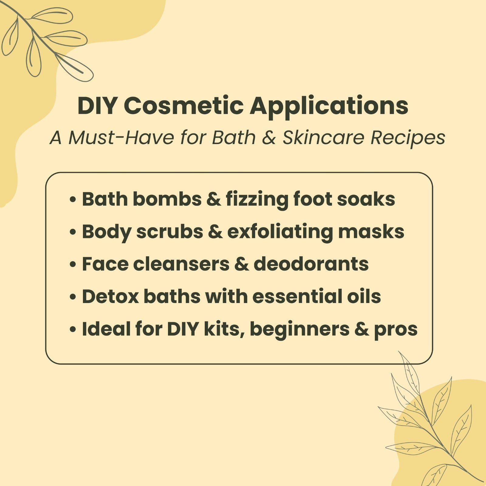 DIY Cosmetic Applications