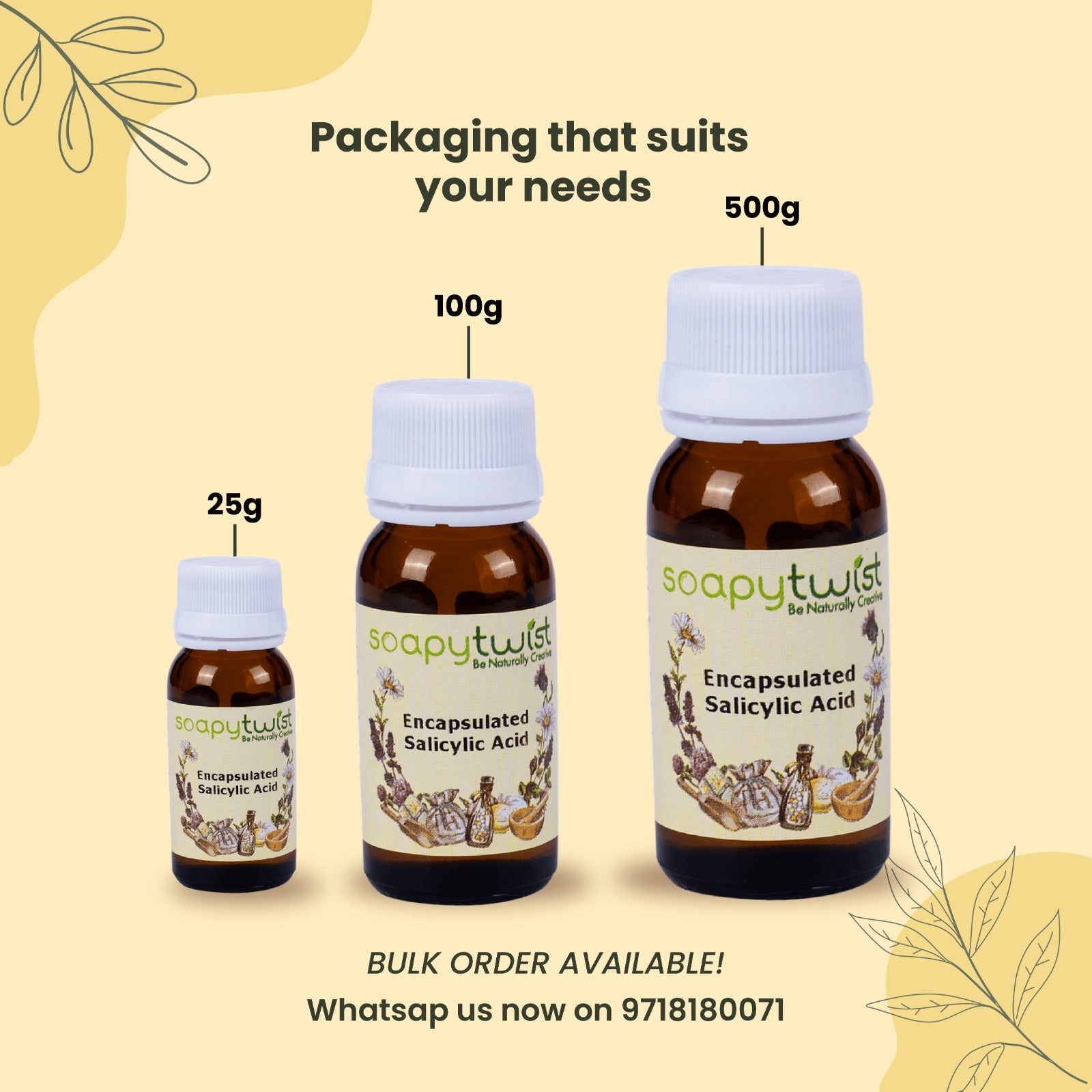Soapy Twist Encapsulated Salicylic Acid Packaging