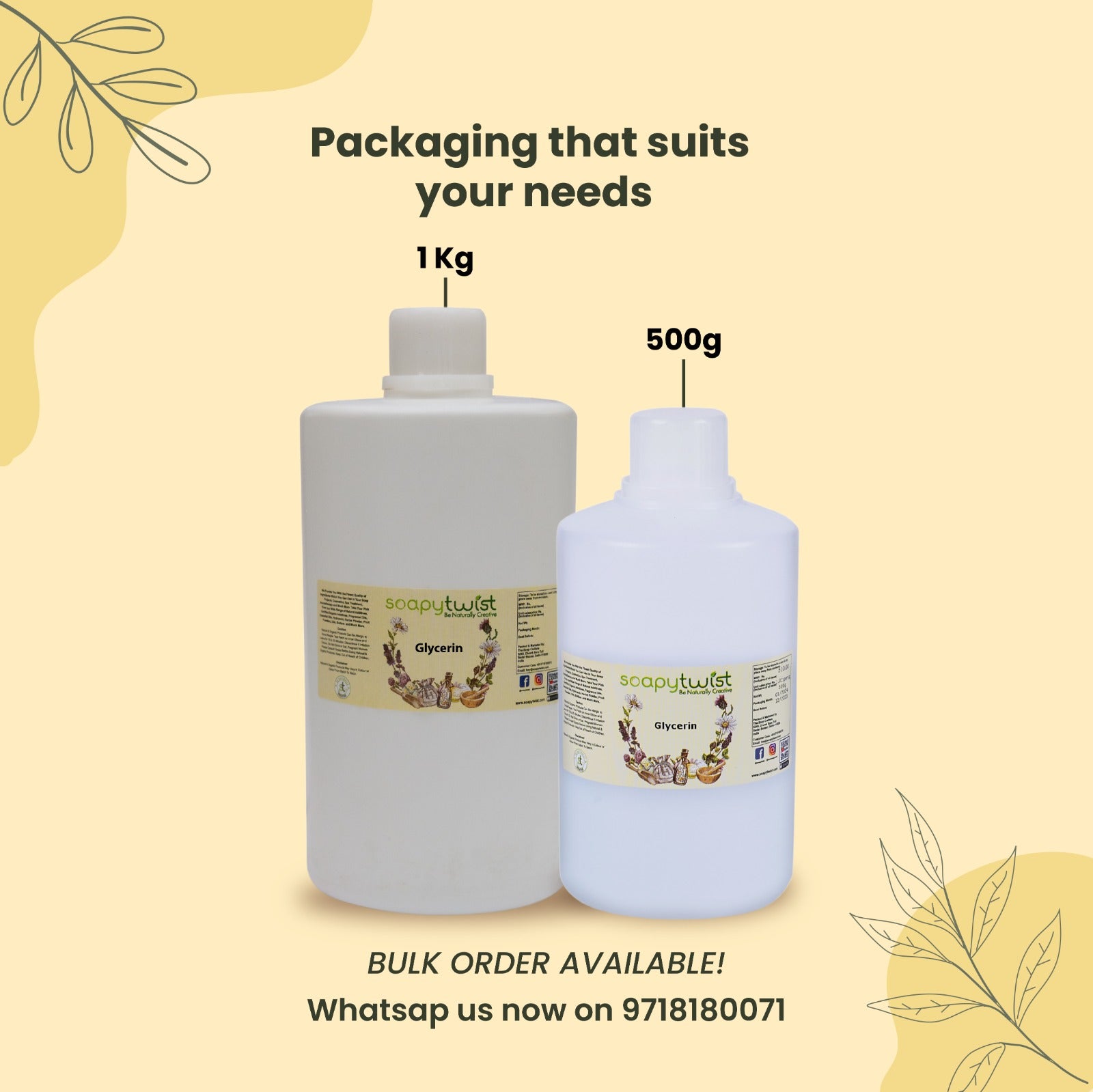 Soapy Twist Glycerin Packaging