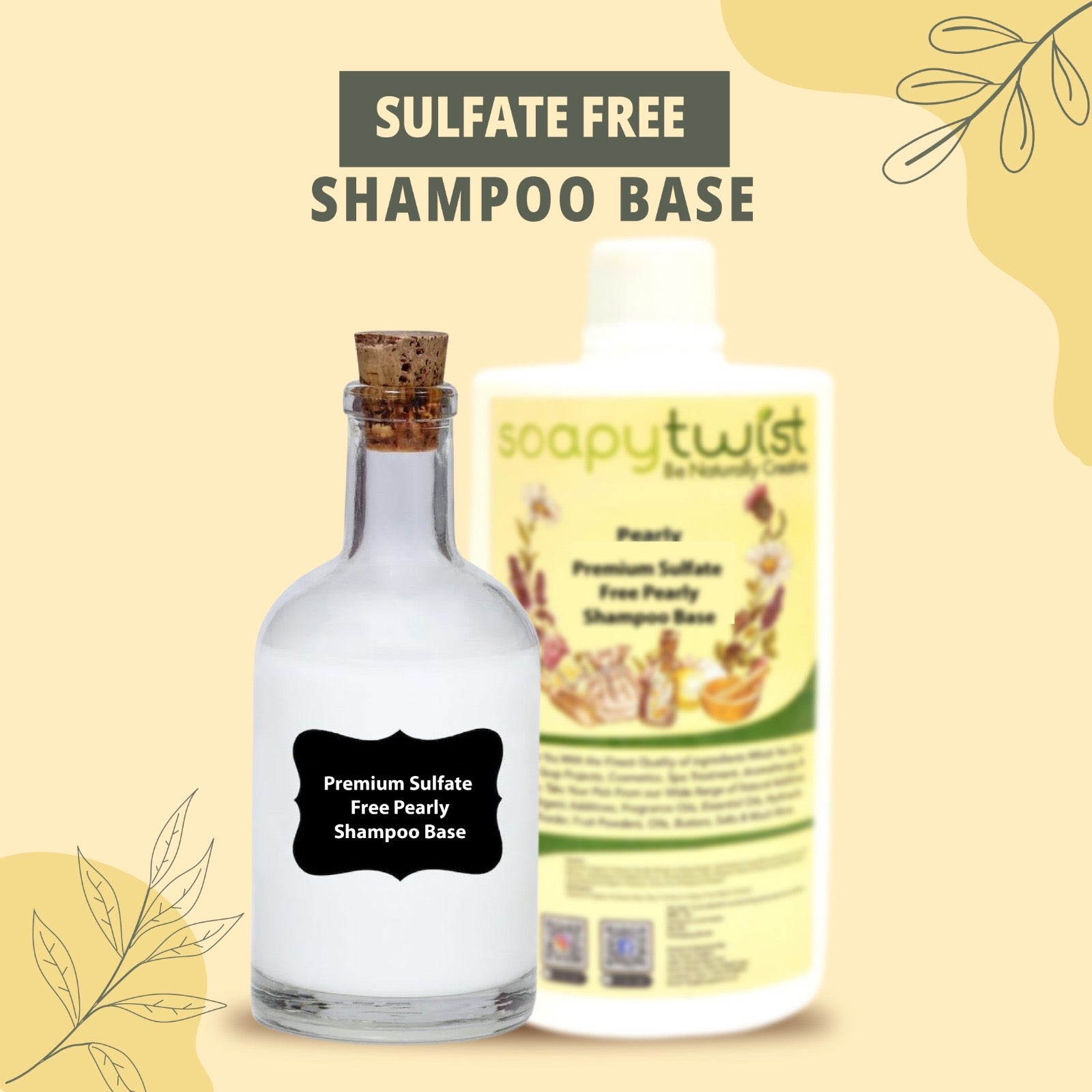 Soapy Twist Premium Sulfate Free Pearly Shampoo Base