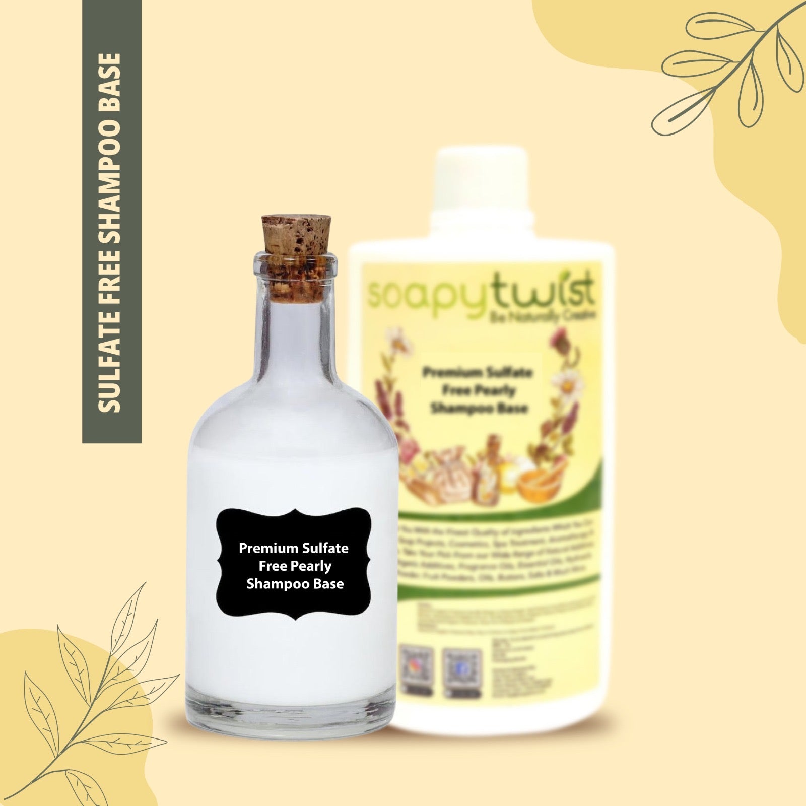 Soapy Twist Premium Sulfate Free Pearly Shampoo Bases