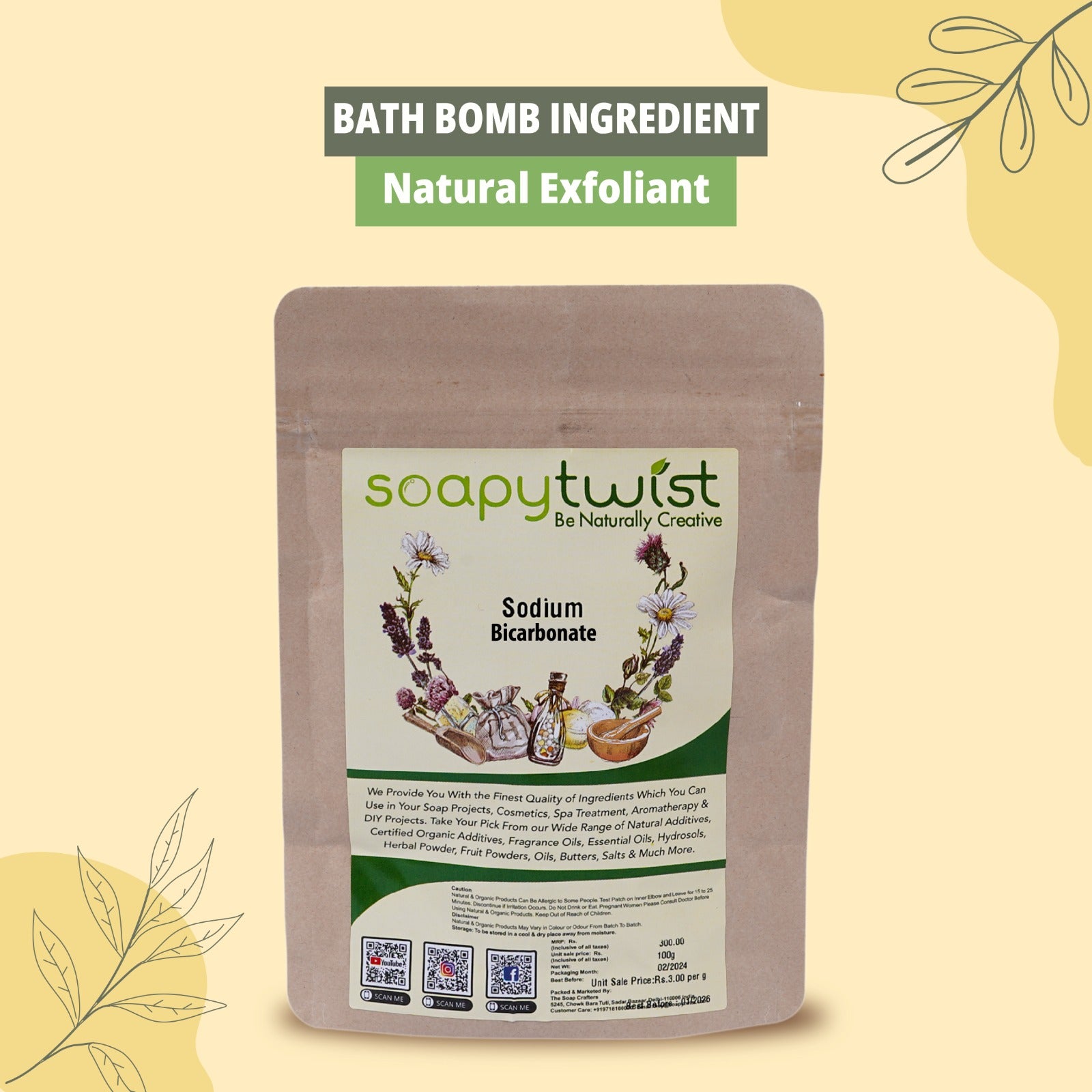 Soapy Twist Sodium Bicarbonate