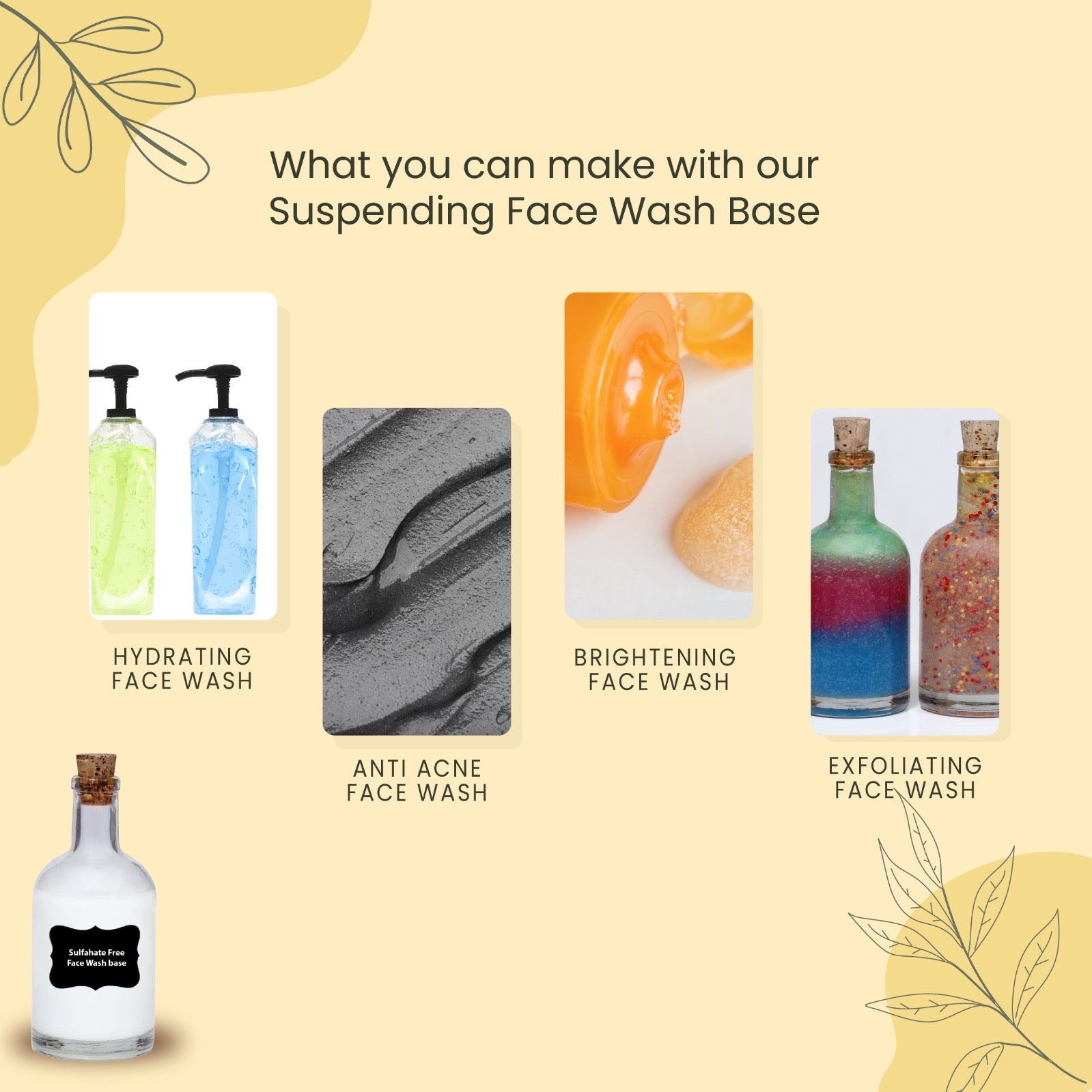 Soapy Twist Sulphate Free Face Wash Base