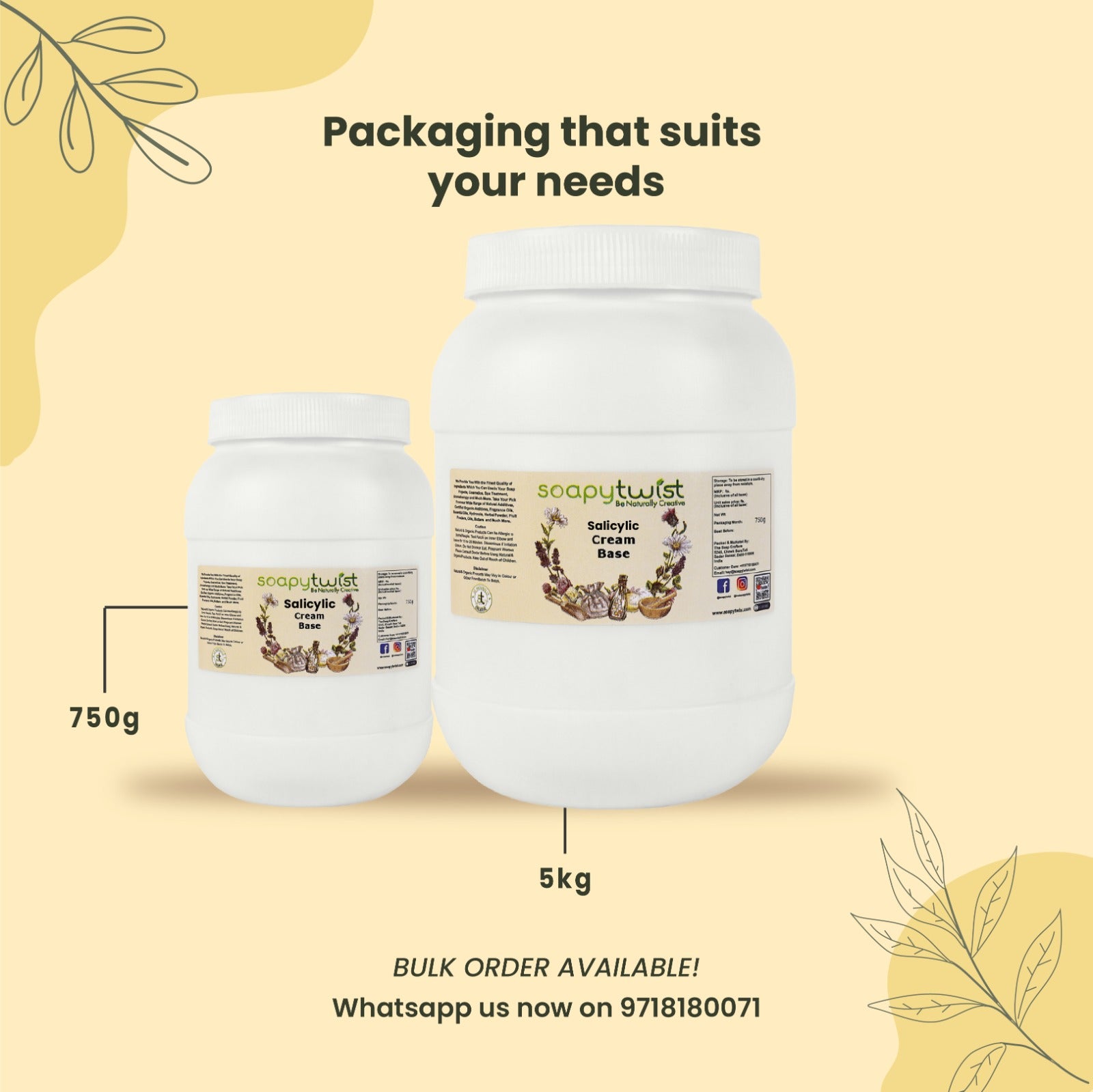 Salicylic Acid Cream Base (1%)