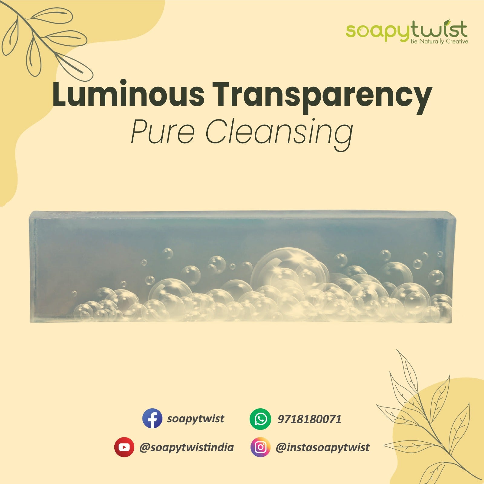 Extra Clear Melt and Pour Soap Base