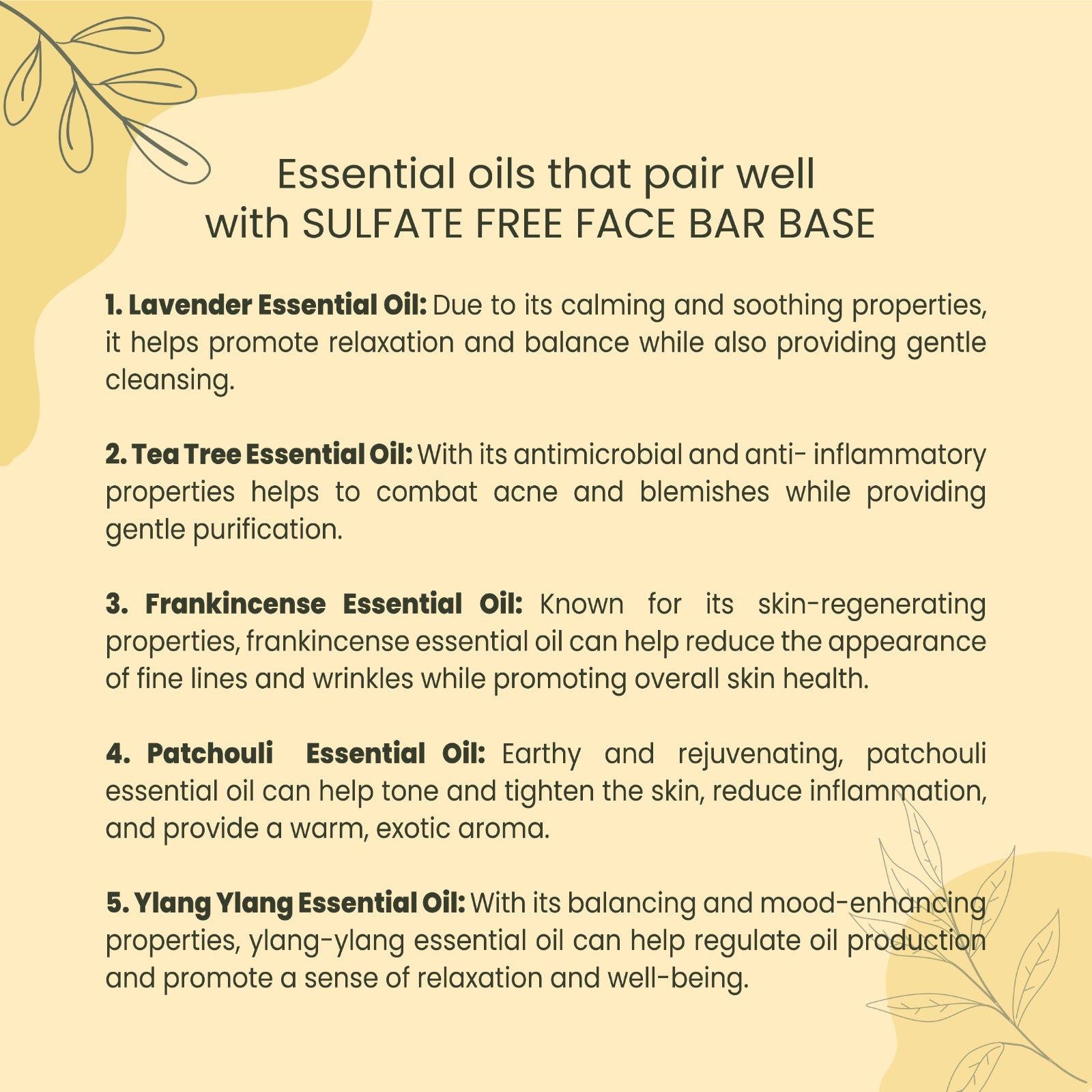 Sulfate Free Face Bar Base