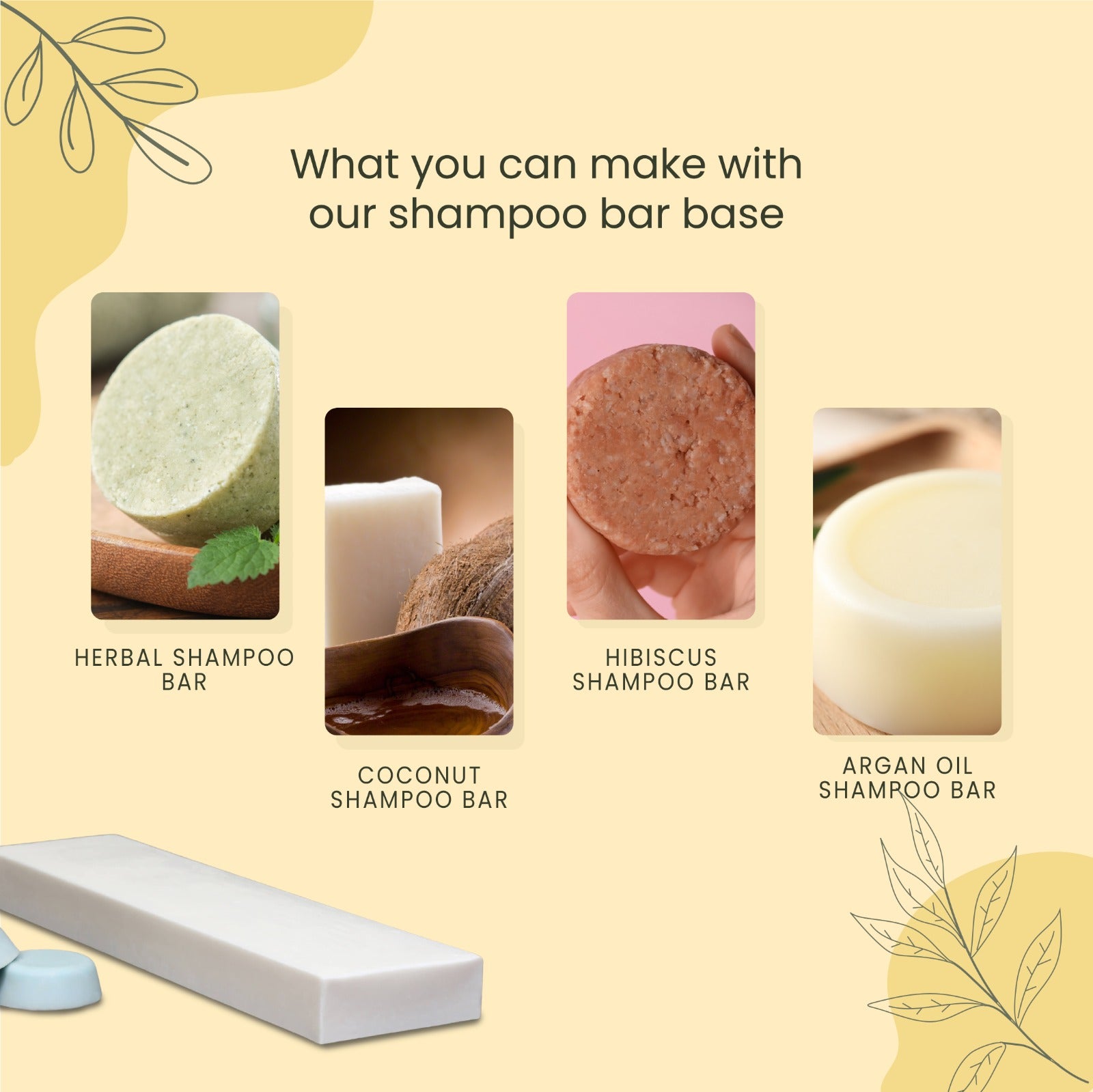 Sulfate Free Shampoo Bar Base