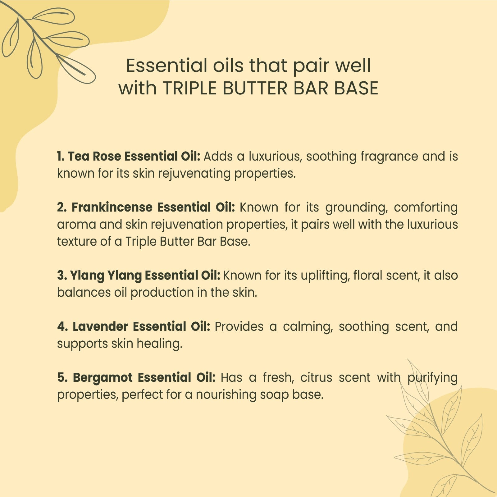 Neutral pH Triple Butter Soap Base