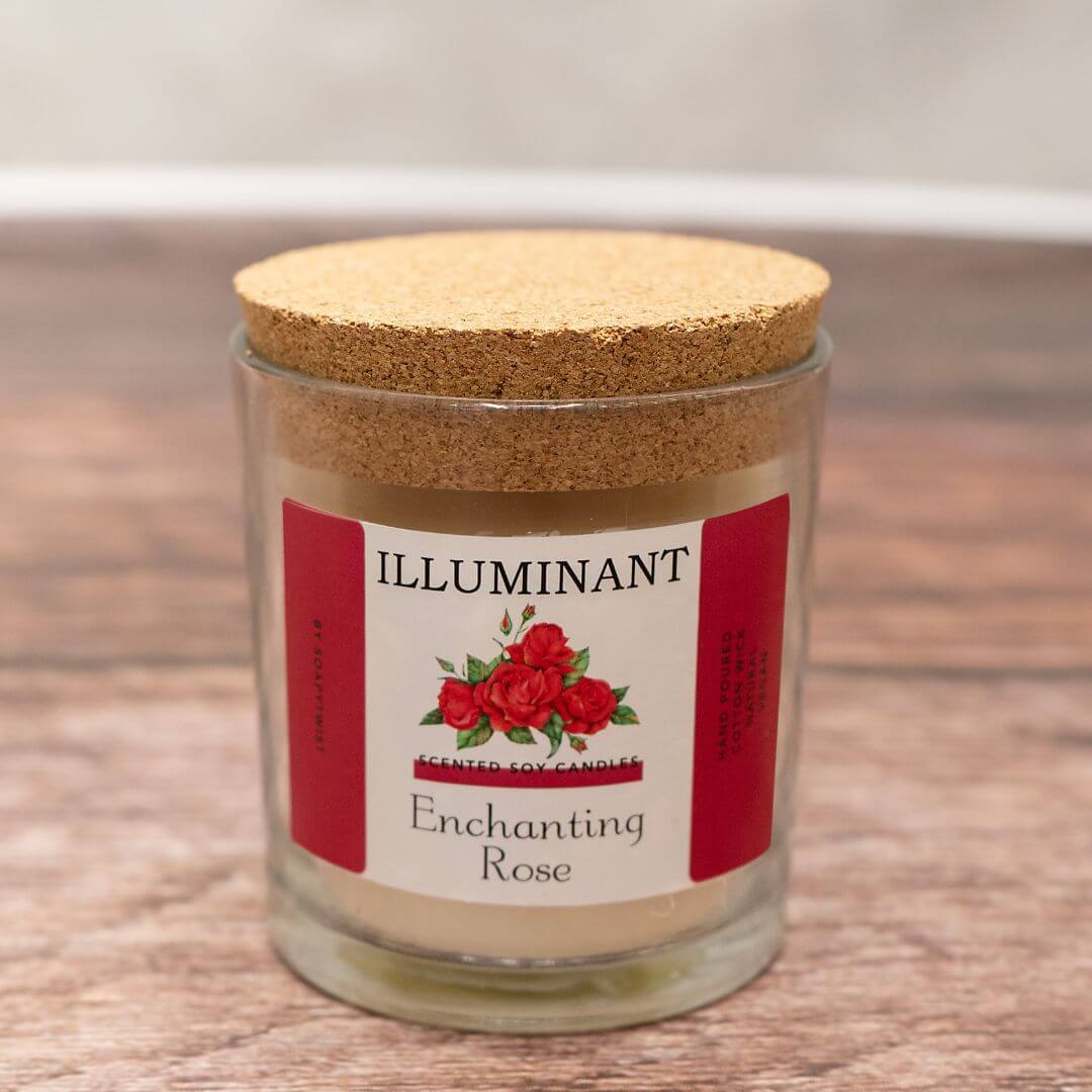 Enchanting Rose Soy Wax Candle by Illuminant