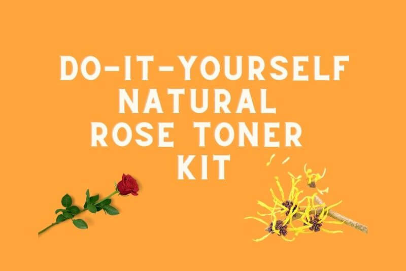 Natural Rose Toner Kit ( Witch Hazel & Rose Hydrosol)