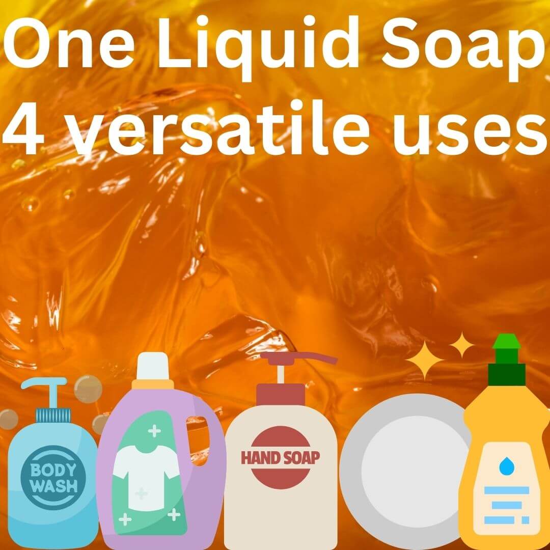 4 Uses One Base: The Versatile World of Liquid Castile Soap