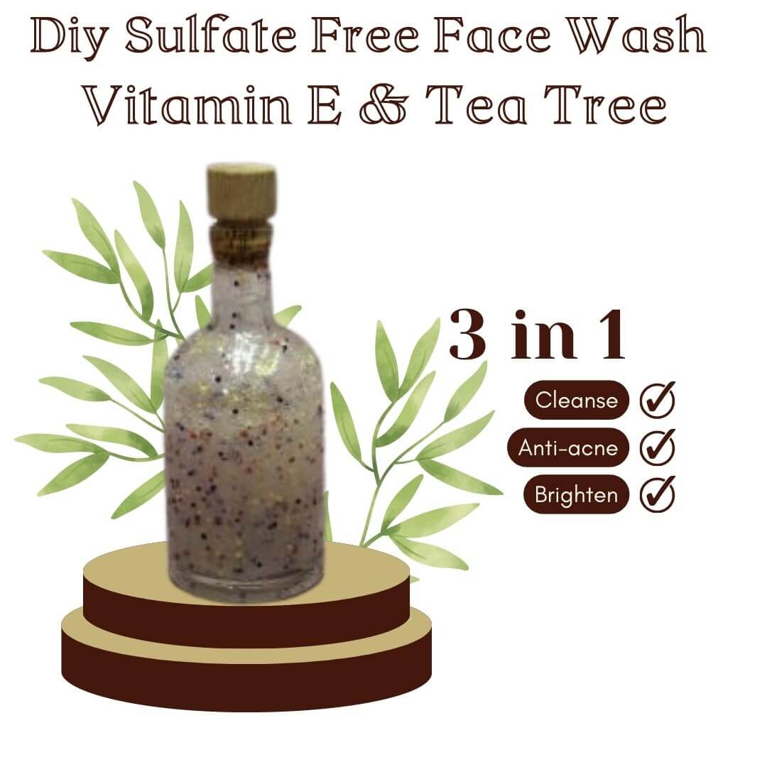 Sulfate Free Anti Acne & Skin Brightening Face Wash Recipe