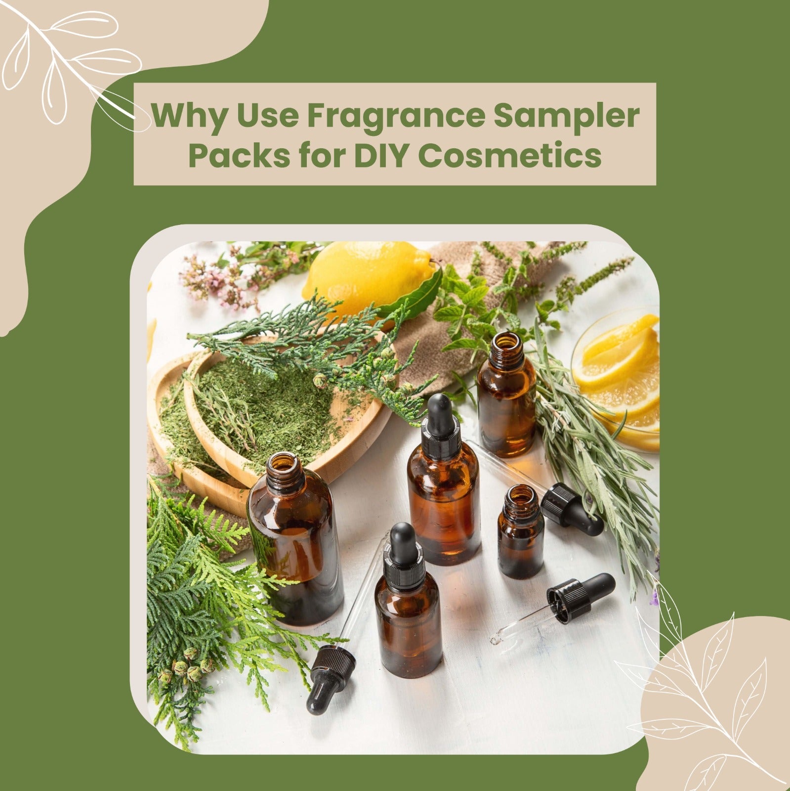 Why Use Fragrance Sampler Packs for DIY Cosmetics