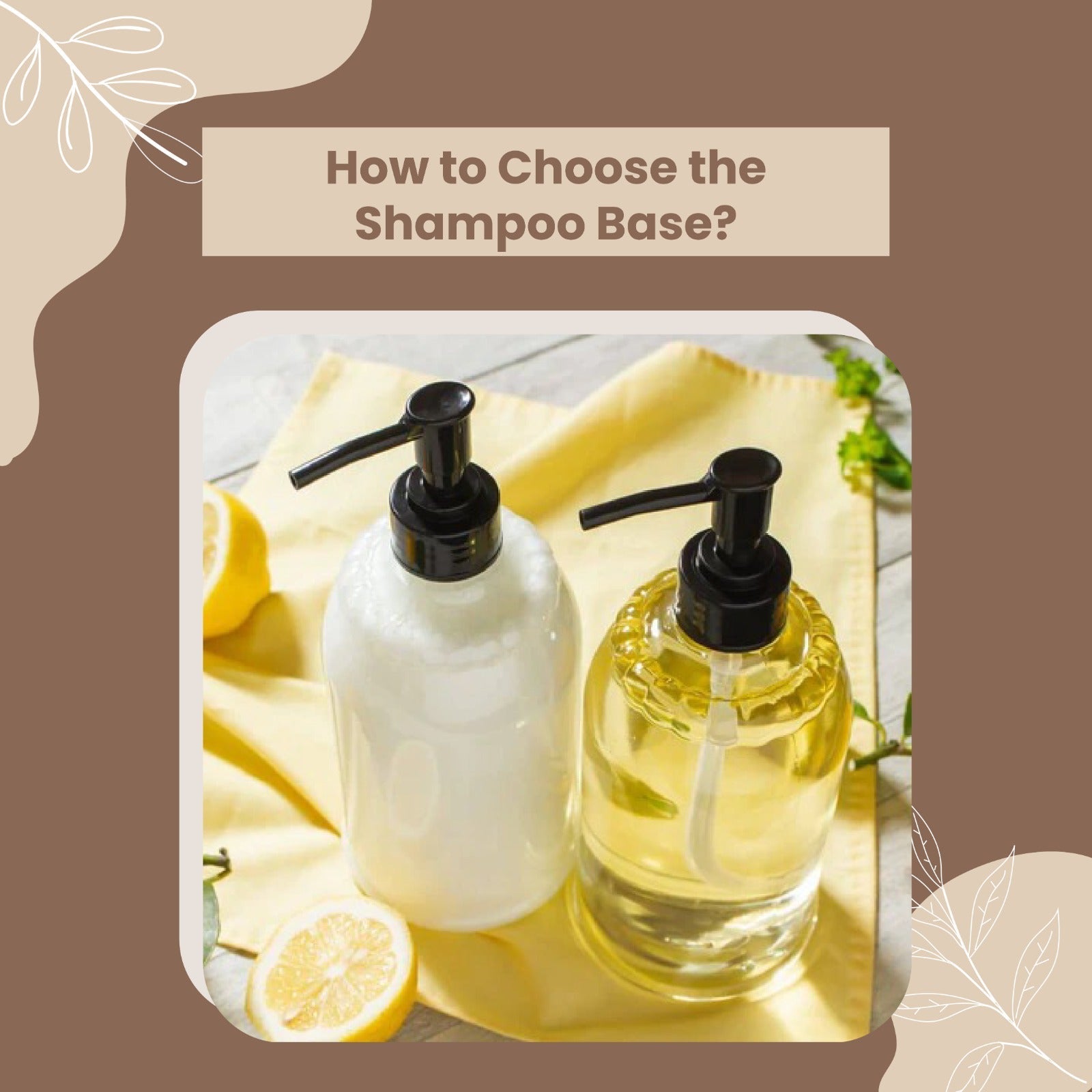 How to Choose the Shampoo Base for Your Homemade Shampoo