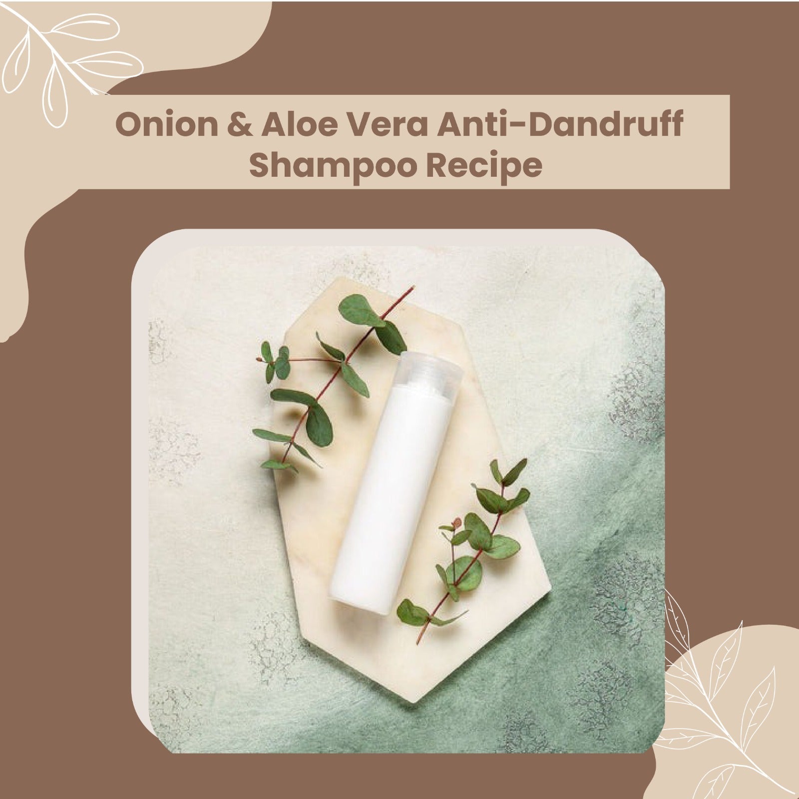 Onion & Aloe Vera Anti-Dandruff Shampoo Recipe