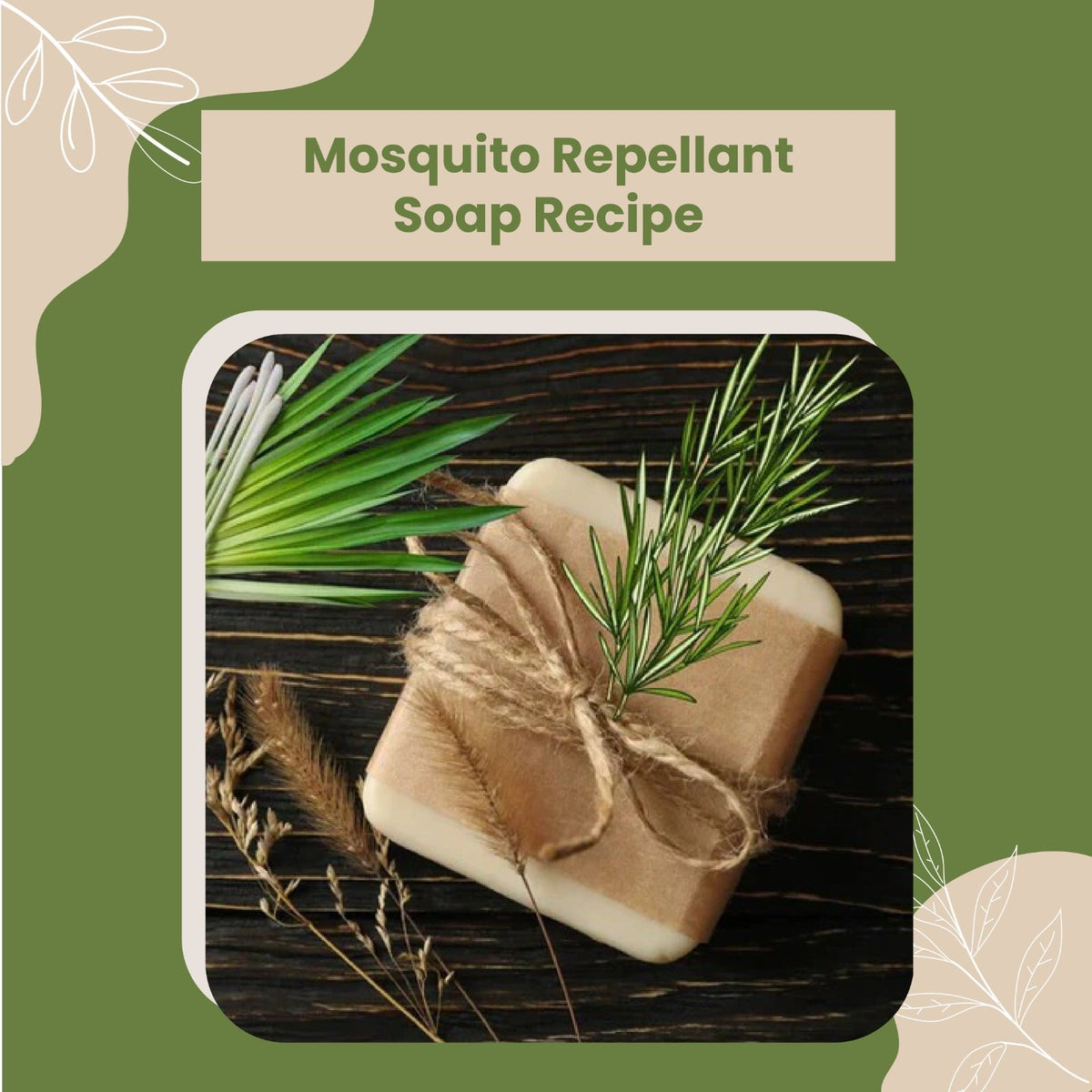 Mosquito Repellant Soap Recipe