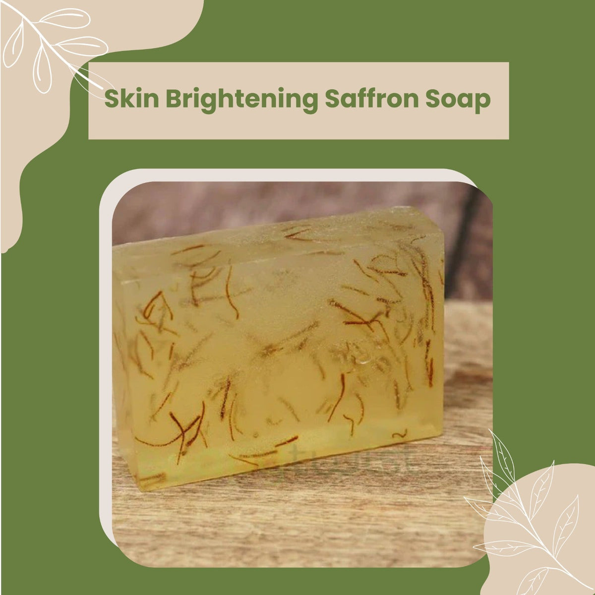 Skin Brightening Saffron Soap