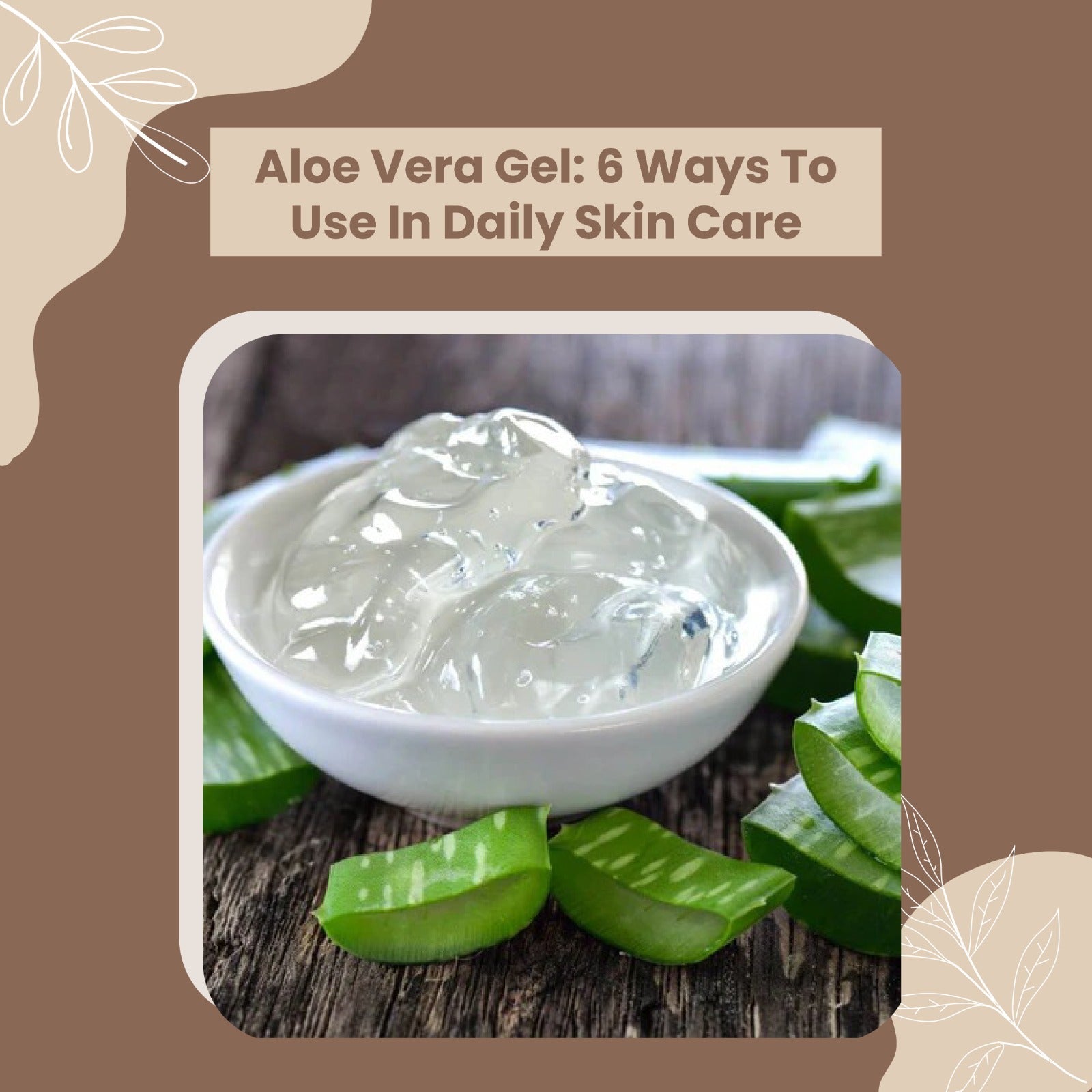Aloe Vera Gel: 6 Ways To Use In Daily Skin Care