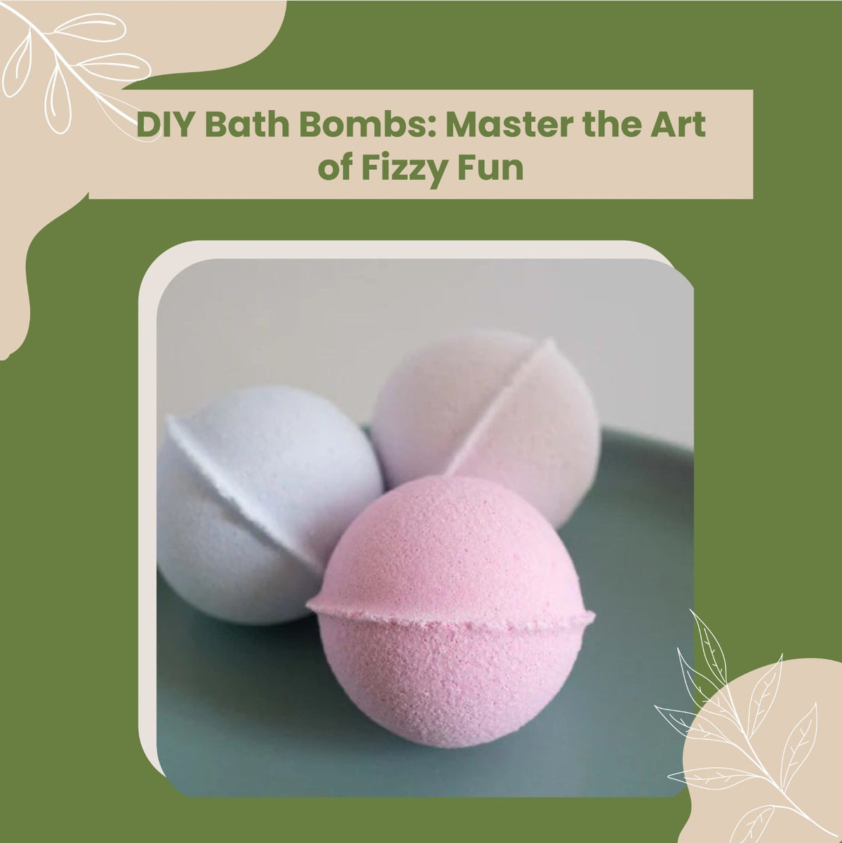 How to Make Fizzy DIY Bath Bombs at Home