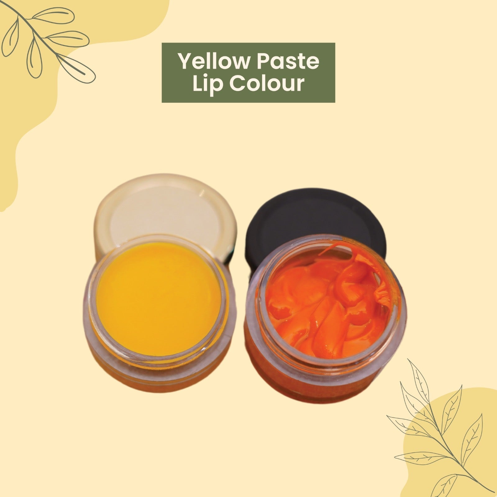 Yellow Paste Lip Colour