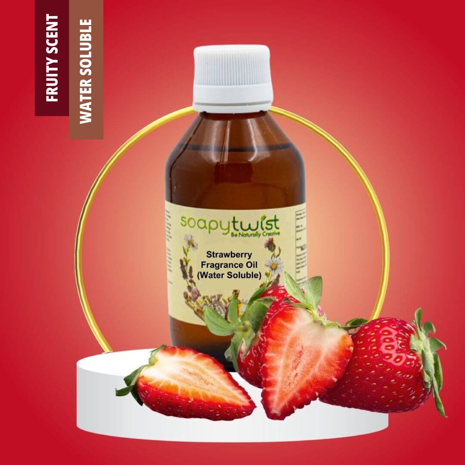 🎁 Strawberry Fragrance Oil (Water Soluble) (100% off)