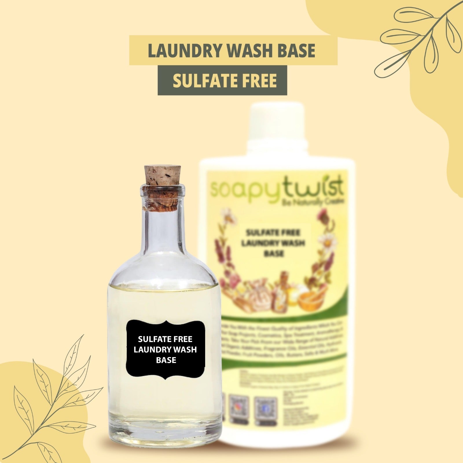 Sulfate Free Laundry Wash Base (Lemongrass)