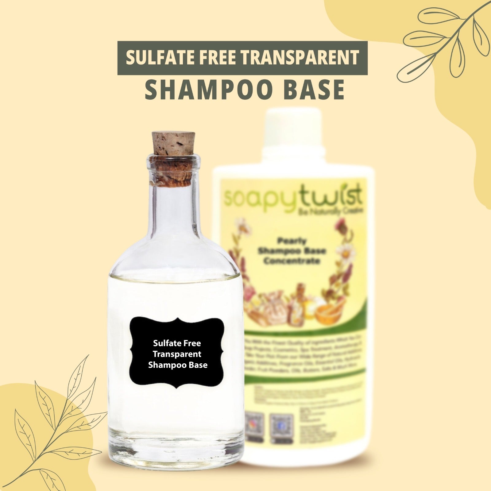 Premium Sulfate Free Transparent Shampoo Base