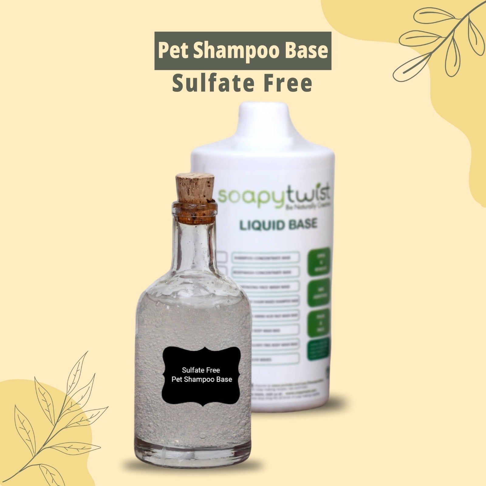 Sulfate Free Pet Shampoo Base