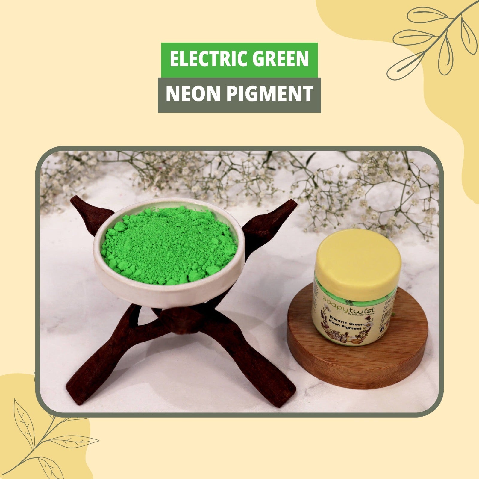 Electric Green Neon Pigment