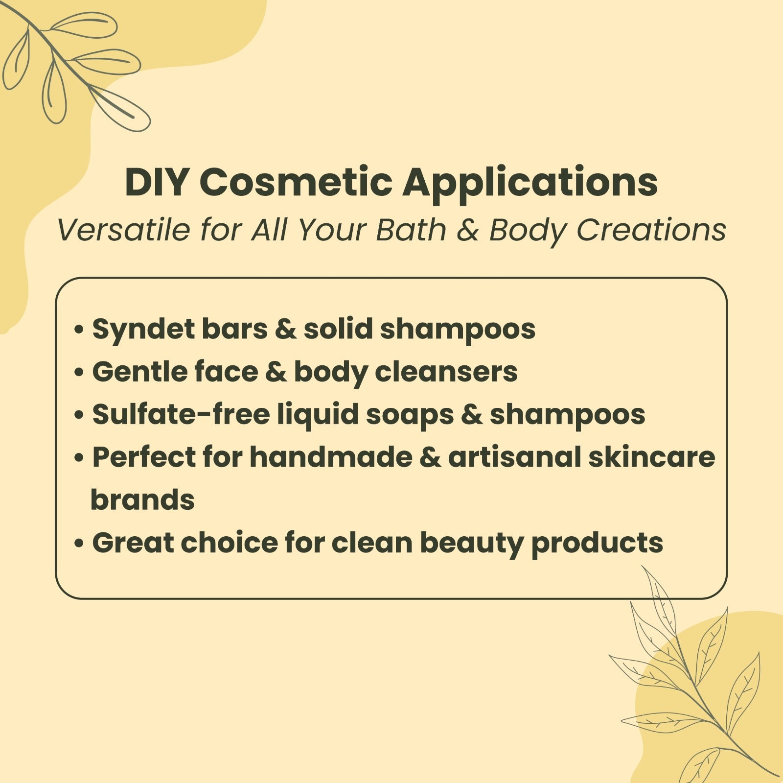 DIY Cosmetic Applications