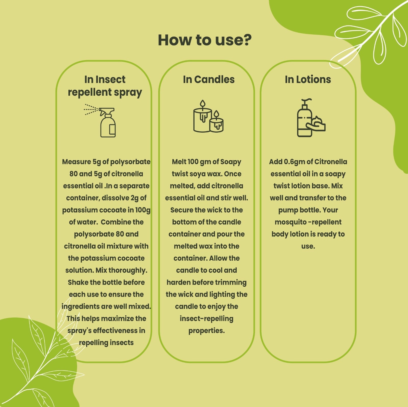 Citronella Essential Oil